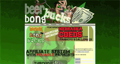Desktop Screenshot of beerbongbucks.com